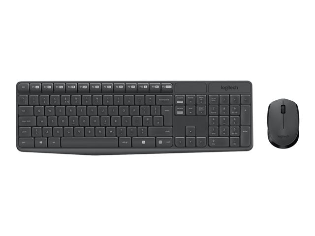 Logitech Clavier Sans Fil + Souris MK235 – Graphite