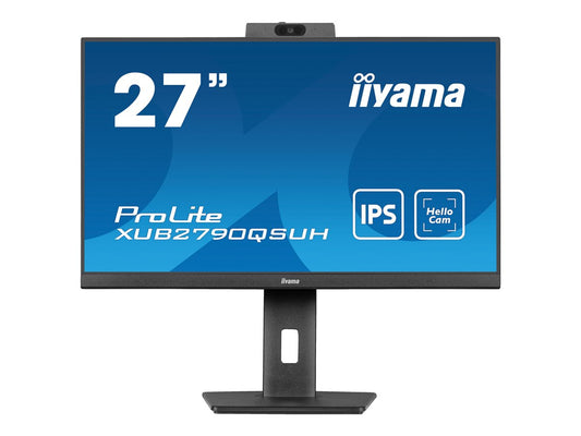 IIYAMA XUB2790QSUH-B1 - 27" IPS QHD - Caméra intégrée - HDMI / DisplayPort