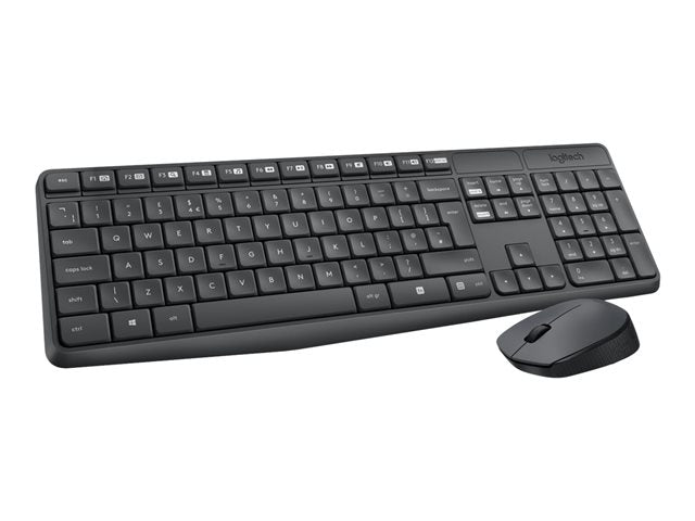 Logitech Clavier Sans Fil + Souris MK235 – Graphite