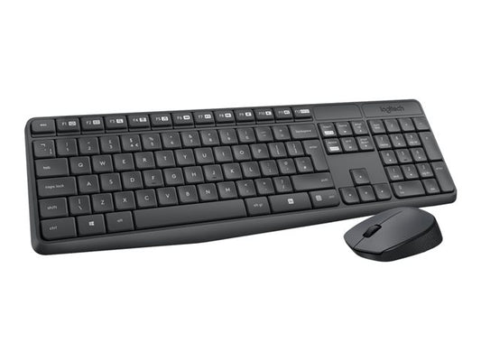 Logitech Clavier Sans Fil + Souris MK235 – Graphite