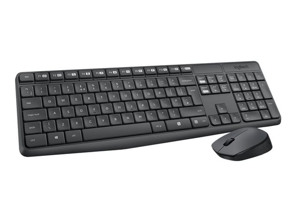 Logitech Clavier Sans Fil + Souris MK235 – Graphite