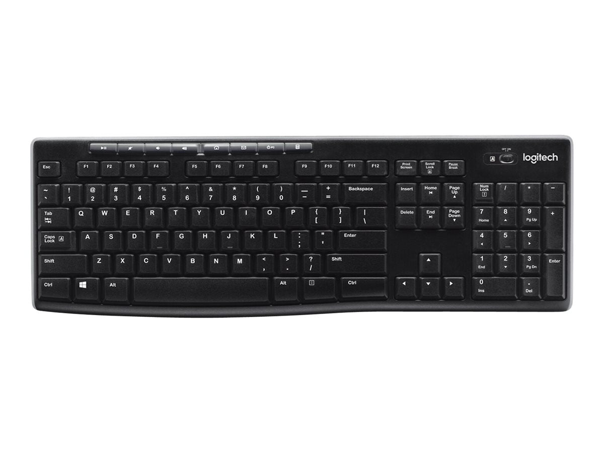 Logitech Clavier Sans Fil K270 – Noir