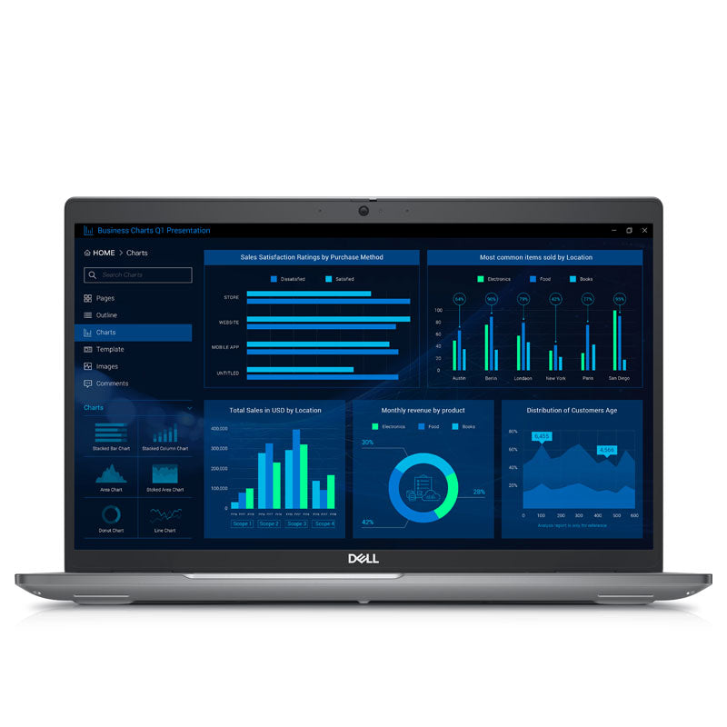 DELL PRECISION M3591 – 15,6" – Intel Core Ultra 7 – RTX 1000 – 16 Go – 512 Go SSD
