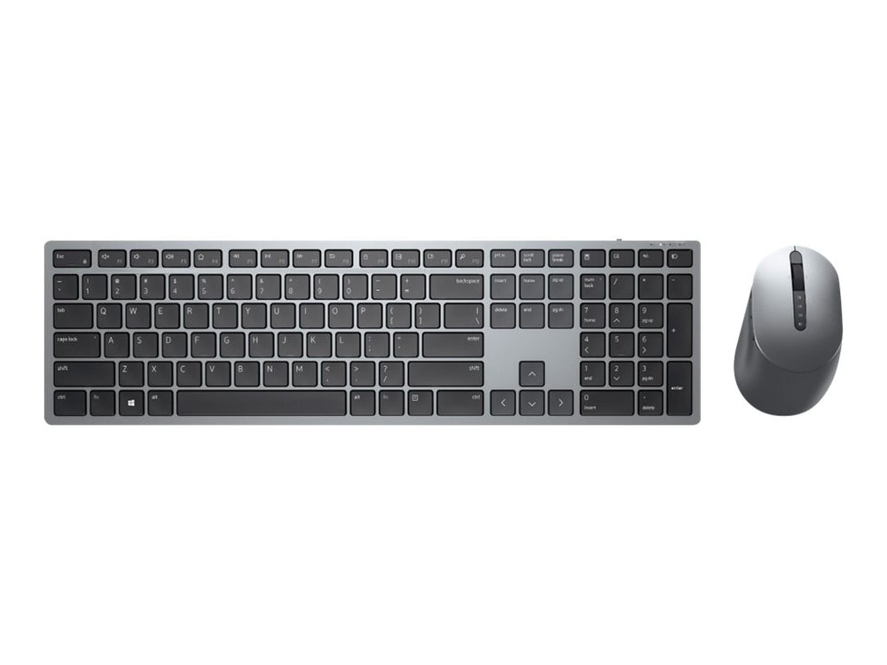 DELL Pro Plus – Pack Clavier-Souris Sans Fil – AZERTY FR – Gris